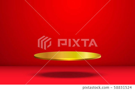golden podium in the red room 58831524
