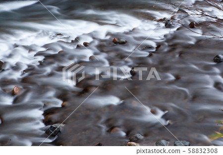 River flow pattern / texture / texture expression 58832308