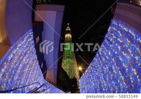 東京晴空塔照明 東京晴空塔照明 58833149