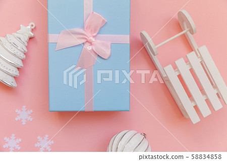 Simply minimal composition winter objects ornament Simply minimal composition winter objects ornament 58834858