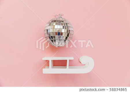 Simply minimal composition winter objects ornament Simply minimal composition winter objects ornament 58834865