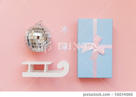 Simply minimal composition winter objects ornament Simply minimal composition winter objects ornament 58834866