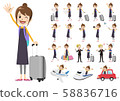 Travel woman set 58836716