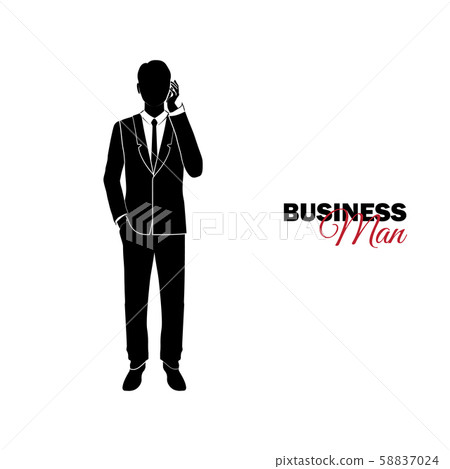 Businessman, Manager. A man in a business suit. Businessman speaks by phone Businessman, Manager. A man in a business suit. Businessman speaks by phone 58837024