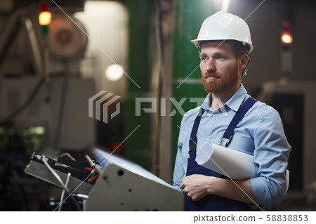 Foreman with blueprint Foreman with blueprint 58838853