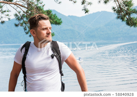 Teletskoye lake in Altai mountains 58840928