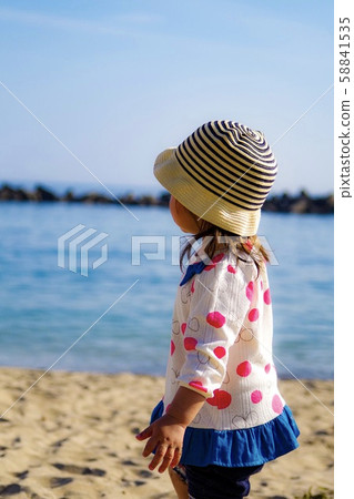 Sand beach toddler 58841535