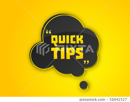 Useful quick tip. Trick suggesting advice and help 58842527