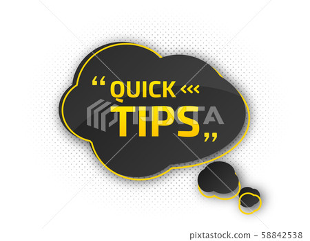 Useful quick tip. Trick suggesting advice and help 58842538