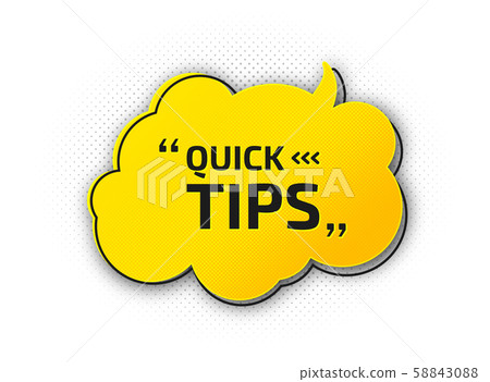 Useful quick tip. Trick suggesting advice and help Useful quick tip. Trick suggesting advice and help 58843088