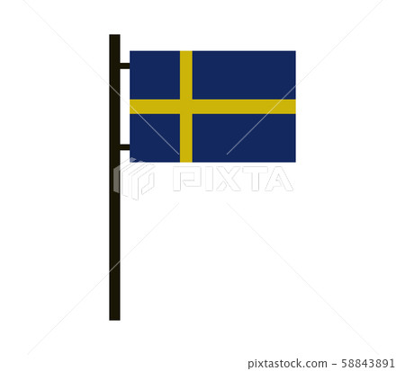 sweden flag sweden flag 58843891