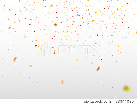 Holiday background with flying colorful confetti Holiday background with flying colorful confetti 58844889