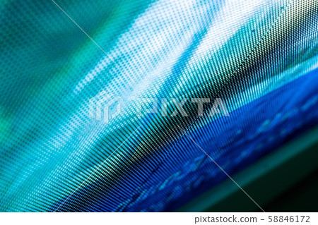 CloseUp LED blurred screen. LED soft focus 58846172