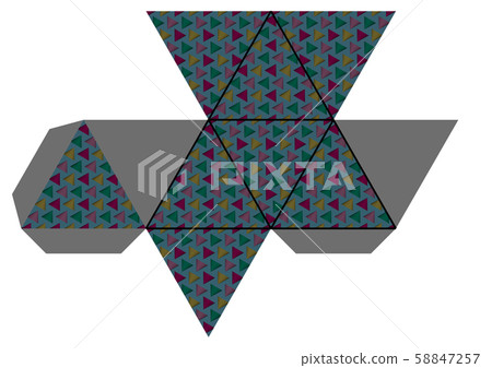 Development of the regular octahedron Development of the regular octahedron 58847257