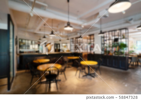 餐廳咖啡廳室內形象 58847328