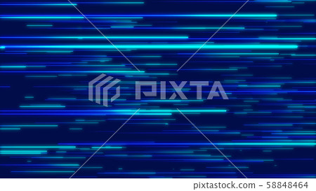 Blue abstract radial lines geometric background 58848464