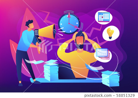 Stress concept vector illustration - Stock Illustration [58851329] - PIXTA