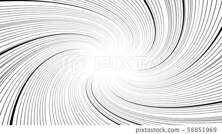 Twisted speed lines vector background Twisted speed lines vector background 58851969