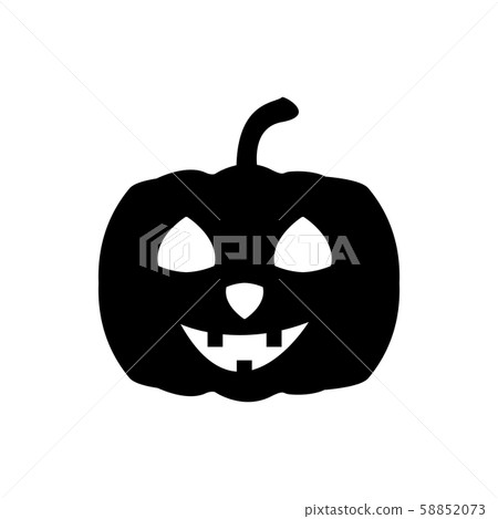 Pumpkin vector icon halloween sign for graphic 58852073