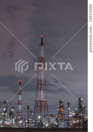 Night view of the Huaisen North Seaside Industrial Area Night view of the Huaisen North Seaside Industrial Area 58853089