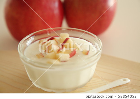 Apple yogurt 58854052