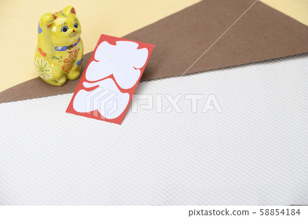 Maneki Neko / New Year's card / Large bag image Maneki Neko / New Year's card / Large bag image 58854184