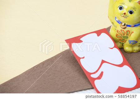 Maneki Neko / New Year's card / Large bag image Maneki Neko / New Year's card / Large bag image 58854197