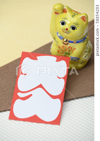 Maneki Neko / New Year's card / Large bag image Maneki Neko / New Year's card / Large bag image 58854203