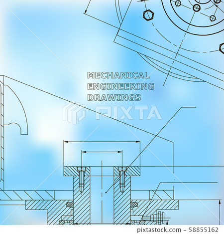 Vector engineering illustration. Cover, flyer, banner, background Vector engineering illustration. Cover, flyer, banner, background 58855162