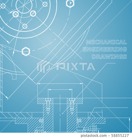 Vector engineering illustration. Cover, flyer, banner, background Vector engineering illustration. Cover, flyer, banner, background 58855227