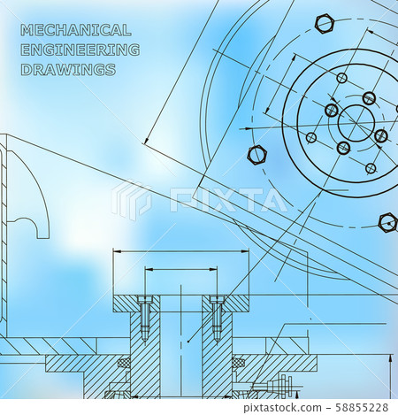 Vector engineering illustration. Cover, flyer, banner, background Vector engineering illustration. Cover, flyer, banner, background 58855228