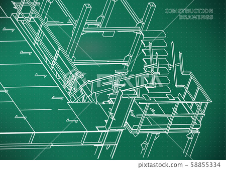 Vector engineering illustration. Cover, flyer, banner, background Vector engineering illustration. Cover, flyer, banner, background 58855334