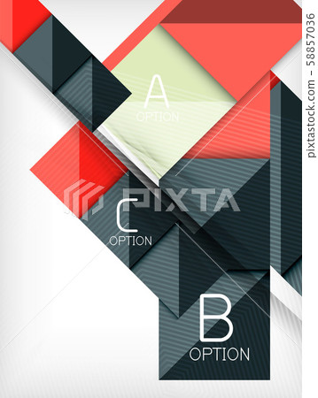 Business squares background design template composition. Glossy shiny rectangle shapes with option Business squares background design template composition. Glossy shiny rectangle shapes with option 58857036