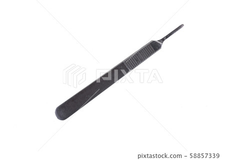 Forceps . Medical surgical hand tool.  58857339
