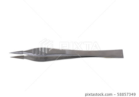 Forceps . Medical surgical hand tool. Forceps . Medical surgical hand tool. 58857349