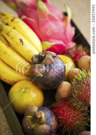 Tropical fruits 58857493