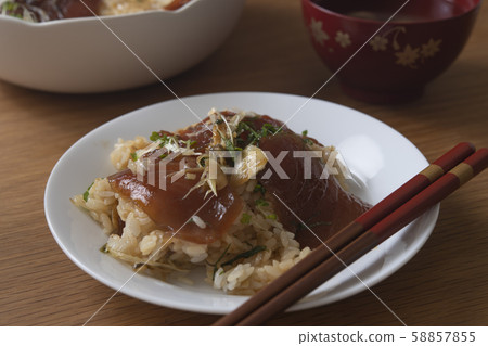 Tuna hand kneading Tuna hand kneading 58857855