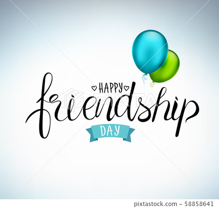 Friendship day. Background to celebrate friend day - Stock Illustration  [58858641] - PIXTA