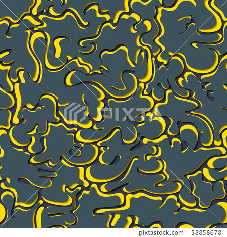 Seamless pattern with smooth geometric shapes 58858678