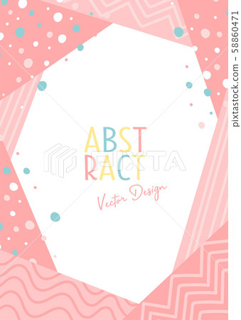 Pretty Tender Abstract Design Of Cards, Congratulation And Any Text In Pink Colors Vector 58860471