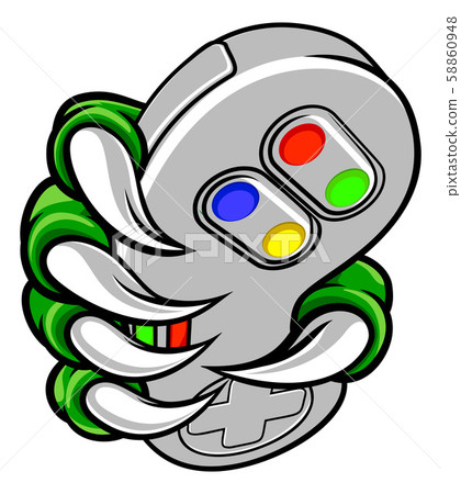 Gamer Claw Video Game Controller Monster Hand Gamer Claw Video Game Controller Monster Hand 58860948