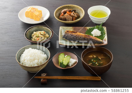 烤鯖魚套餐 58861255