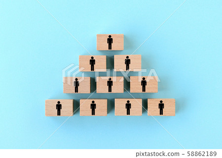 Human pictogram pyramid Human pictogram pyramid 58862189