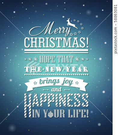 Christmas banner with lettering congratulations 58863081