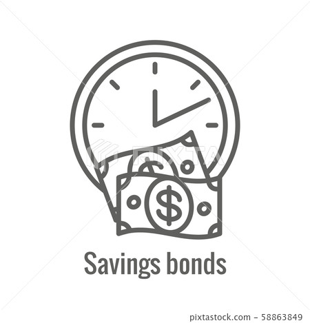 Investment or Banking Icon that shows increase in Investment or Banking Icon that shows increase in 58863849