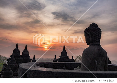 印度尼西亞婆羅浮屠寺廟6 58865108