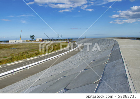 潮汐防波堤防波堤 潮汐防波堤防波堤 58865733