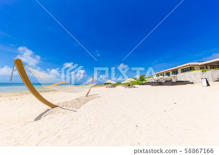 Beach on Kohama Island 58867166