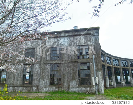 [Kusu-gun Ruins, Oita Prefecture] Former Bungomori Engine Store 58867523