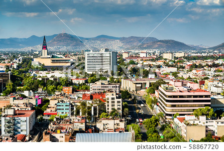 Skyline of Mexico City 58867720